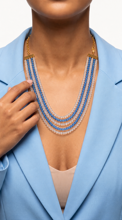 "Kate" Crystal Beads Necklace