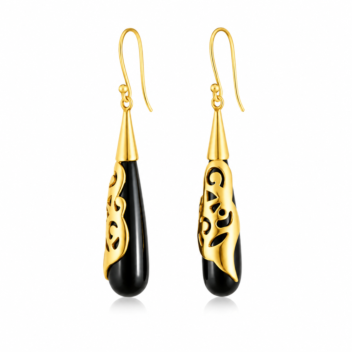 Olivia Earrings - Black Onyx