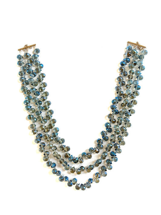 "Bridget" Crystal Beads Necklace