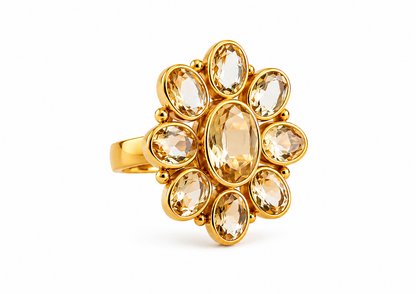 Citrine Gina Ring