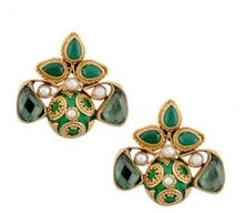 Load image into Gallery viewer, Elena Earrings - Green