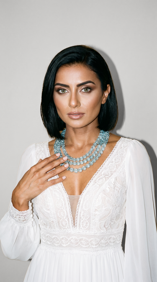 "Nina" Crystal Beads Necklace
