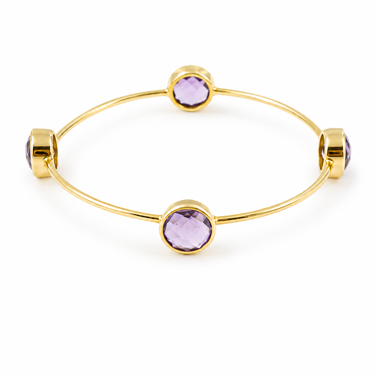 Amethyst Gem Bangle