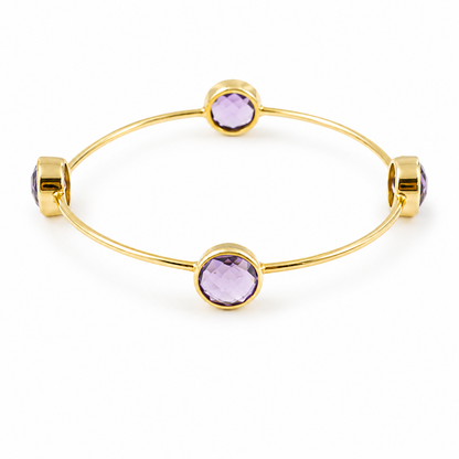 Amethyst Gem Bangle
