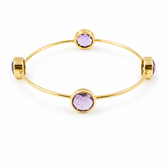 Amethyst Gem Bangle