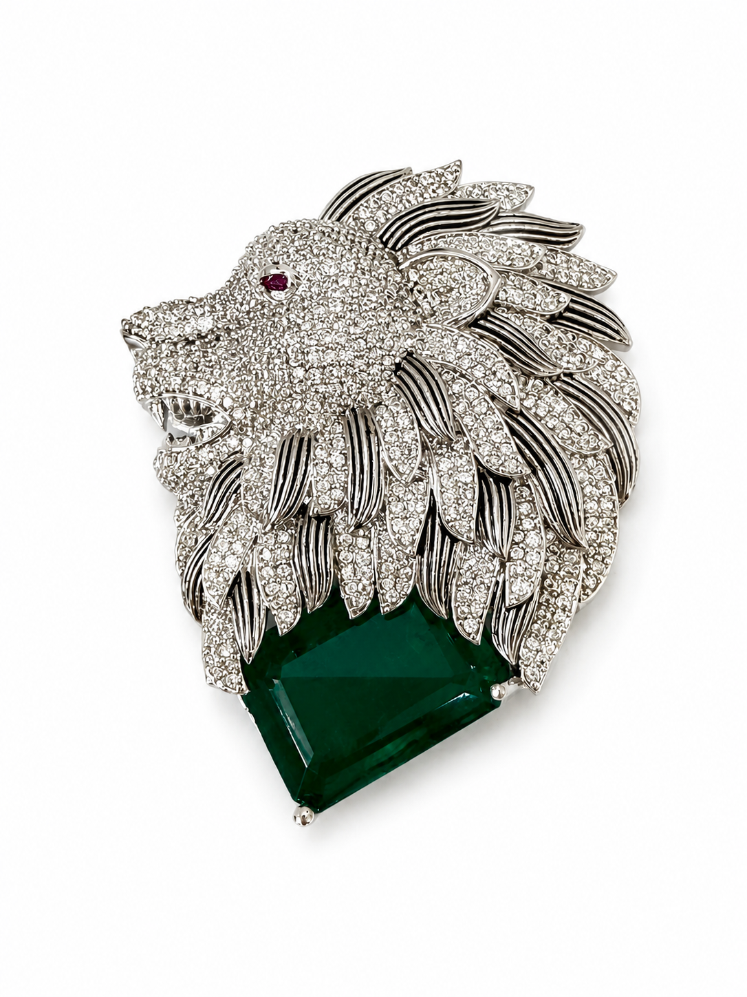 “Imperial Pride Lion” Brooch