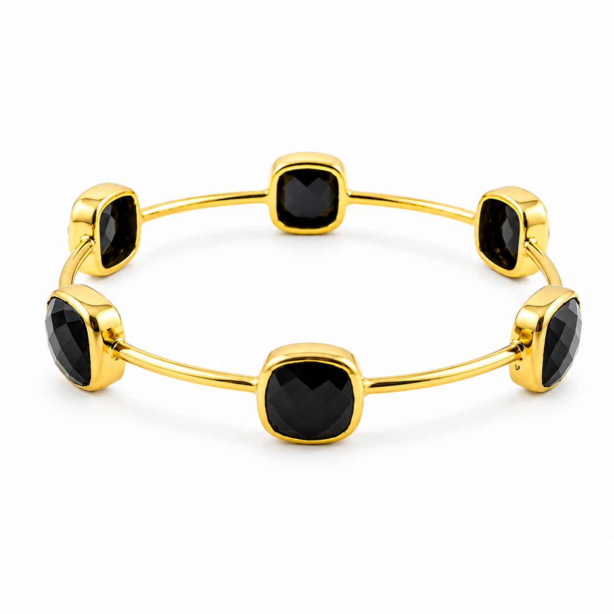 Black Onyx Gem Bangle