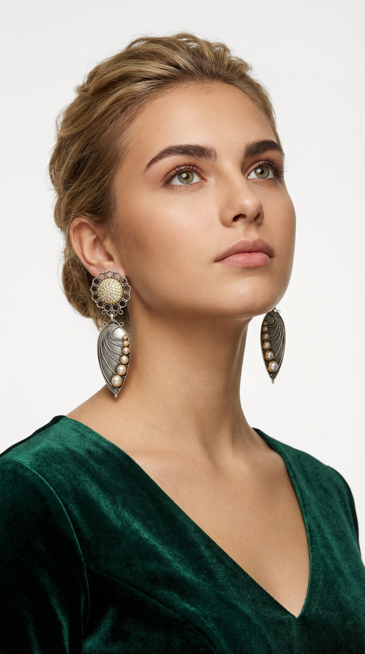 "Butterfly" Flower Earrings
