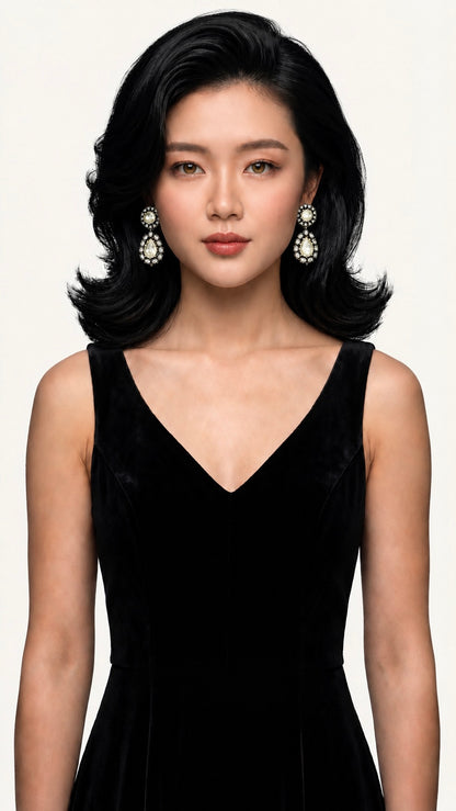 Zircon “Aisha” Earrings