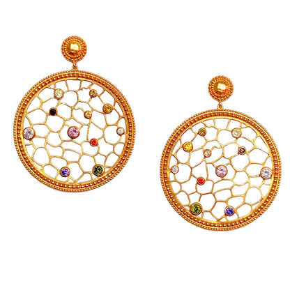 “Susan" Hoop Earrings