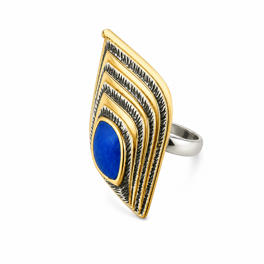 Lapiz Lazuli Kite Ring