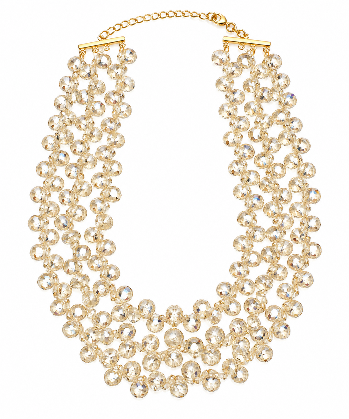 "Vivian" Crystal Beads Necklace