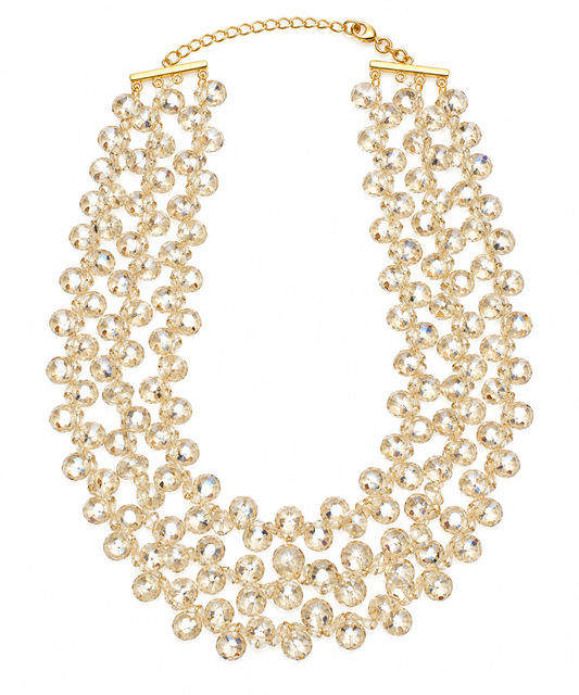 "Vivian" Crystal Beads Necklace