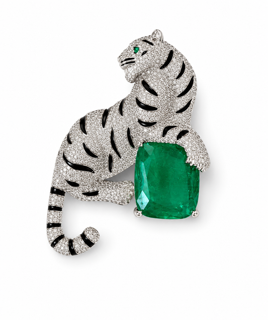 “Royal Tiger” Brooch