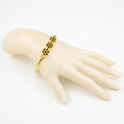 "Chantel" Blank Onyx Bangle