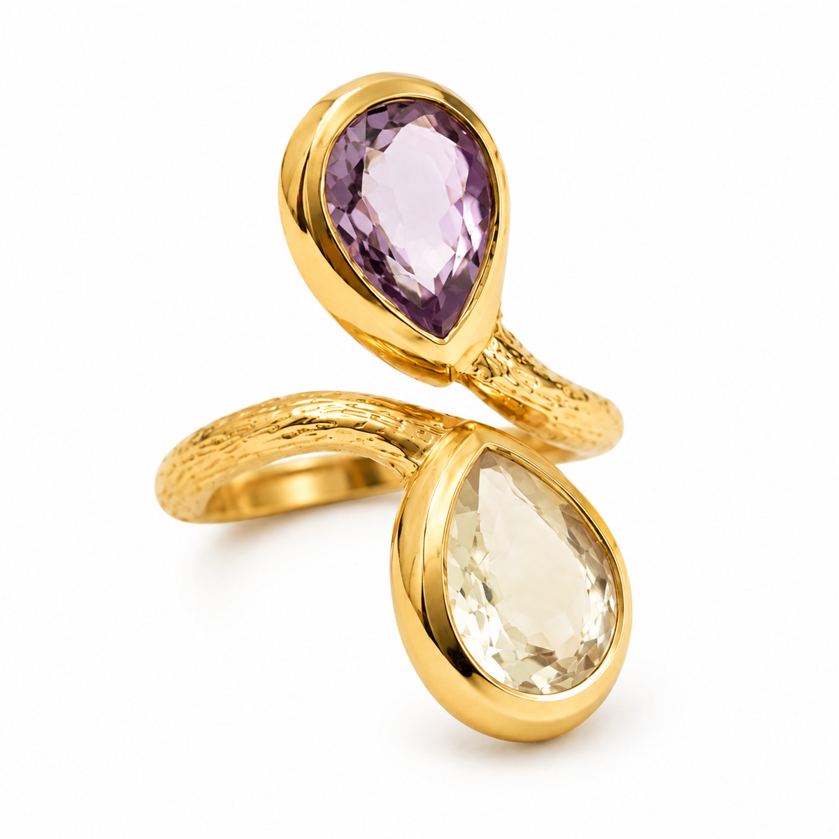 "Miriam Leaves" Cocktail Ring