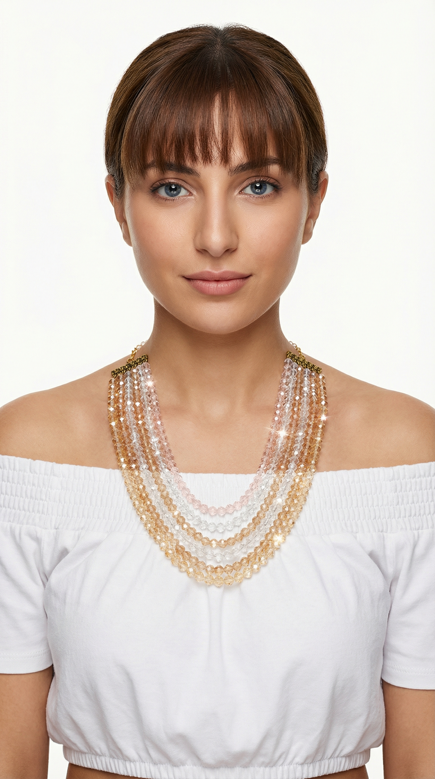 "Jacinta" Crystal Beads Necklace