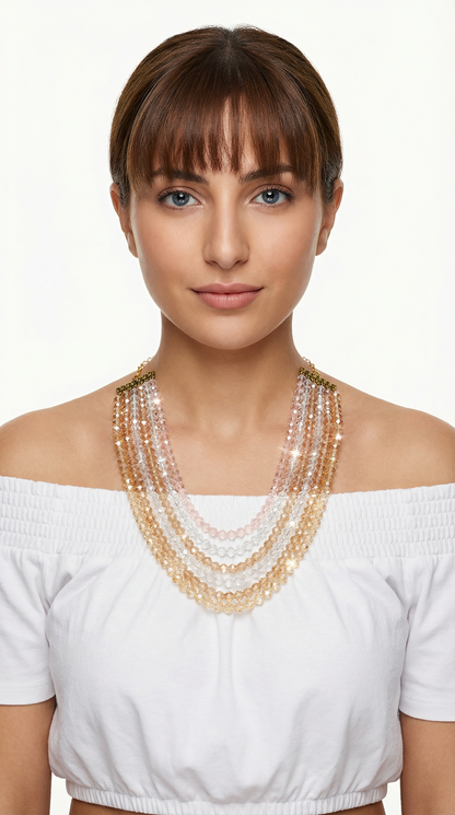 "Jacinta" Crystal Beads Necklace