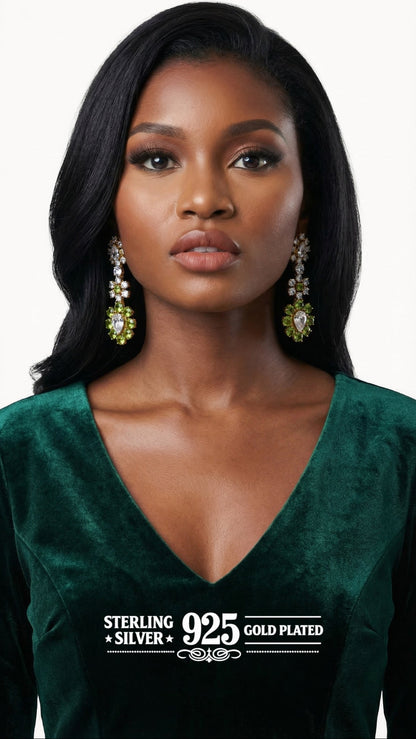 "Ashley" coloured stones Earrings