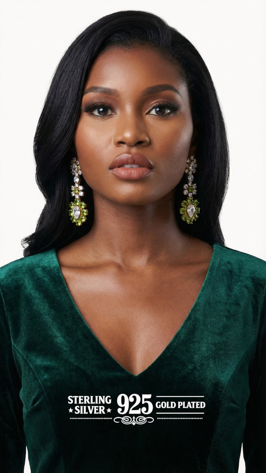 "Ashley" coloured stones Earrings