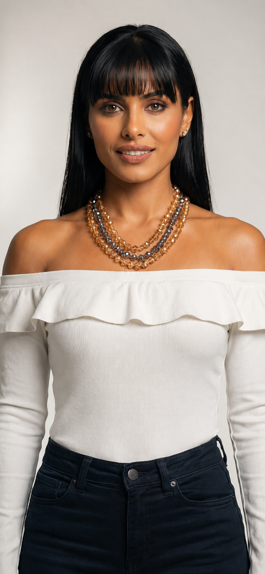 "Paula" Crystal Beads Necklace
