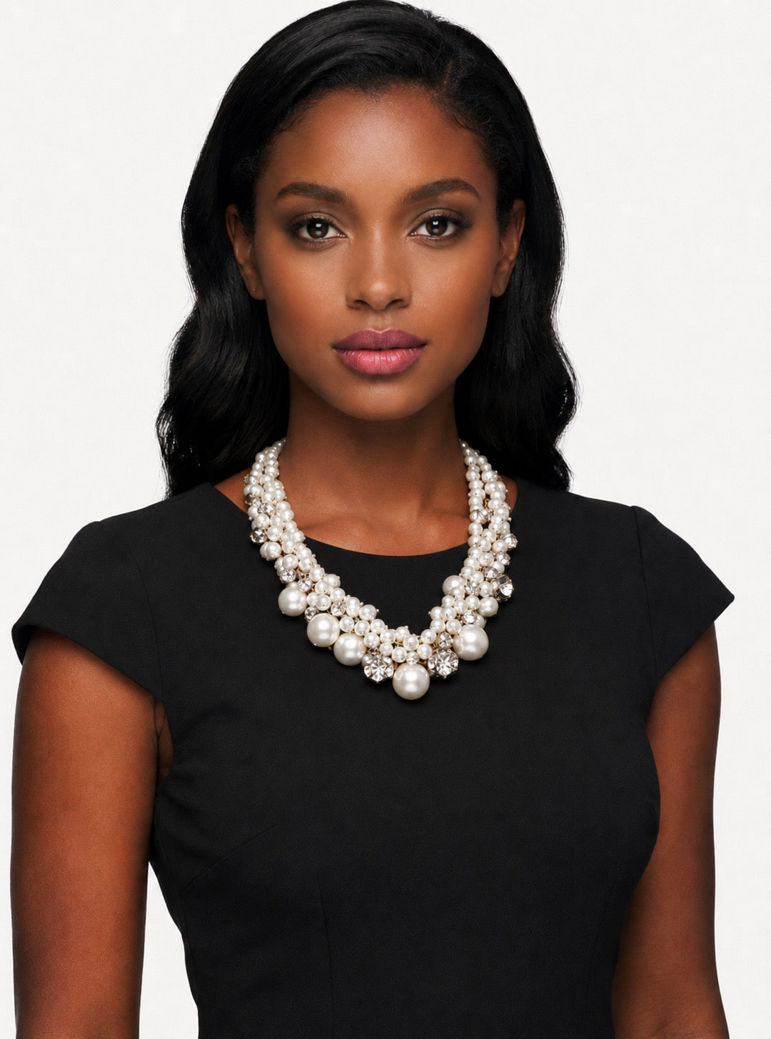 “Krystal” Pearl Necklace