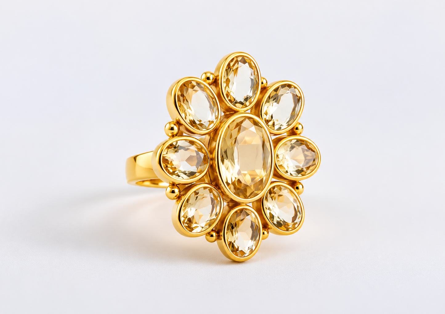 Citrine Gina Ring
