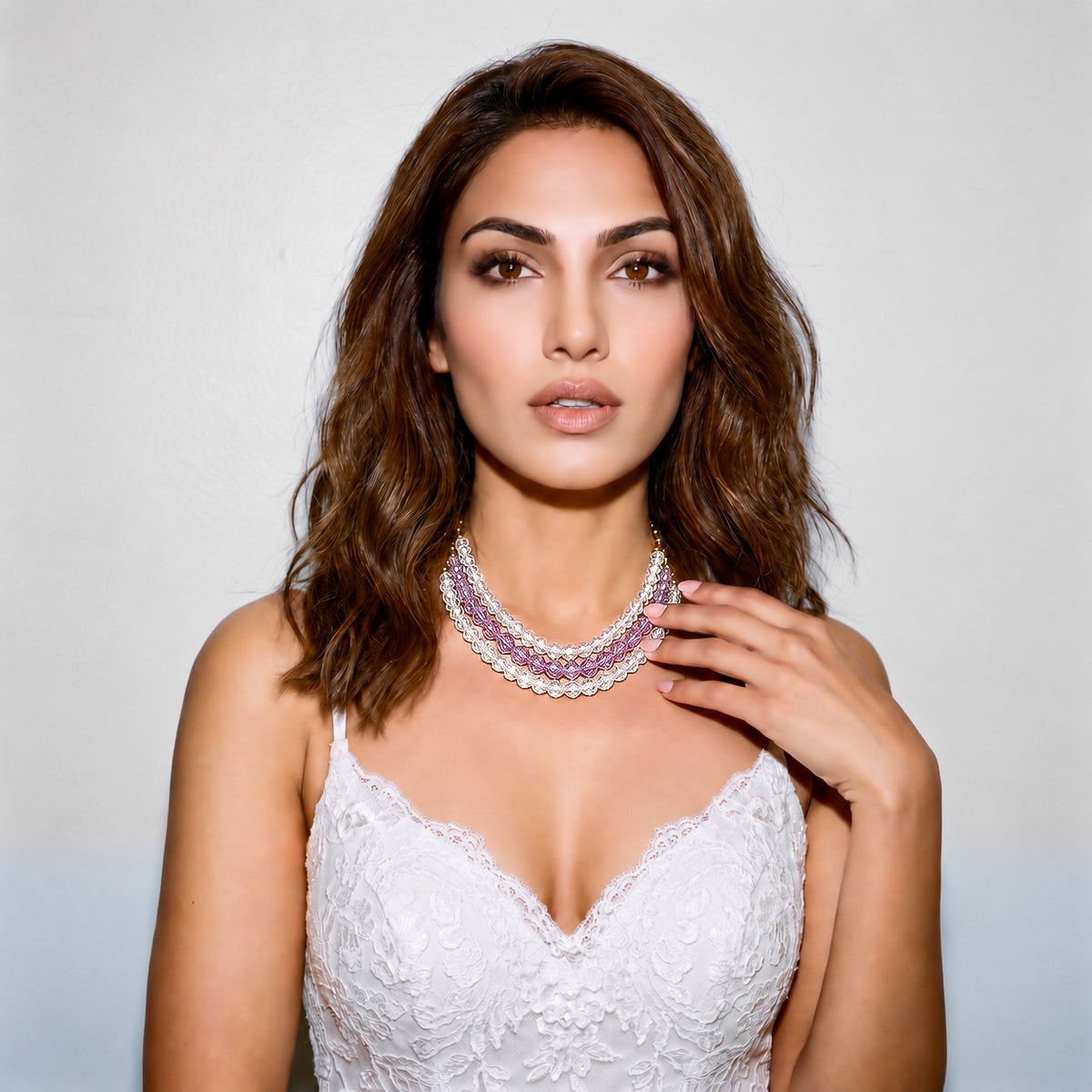 "Molly" Crystal Beads Necklace