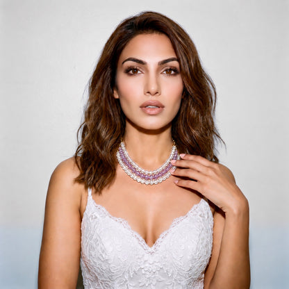 "Molly" Crystal Beads Necklace