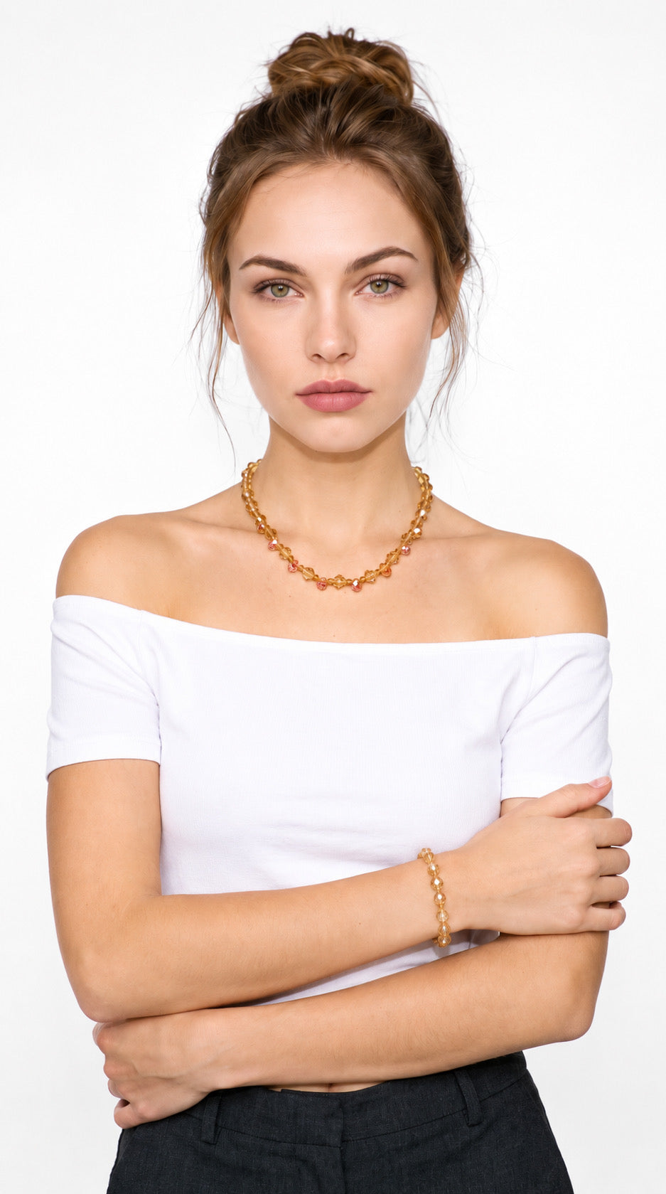 "Tessa" Crystal Beads Bracelet