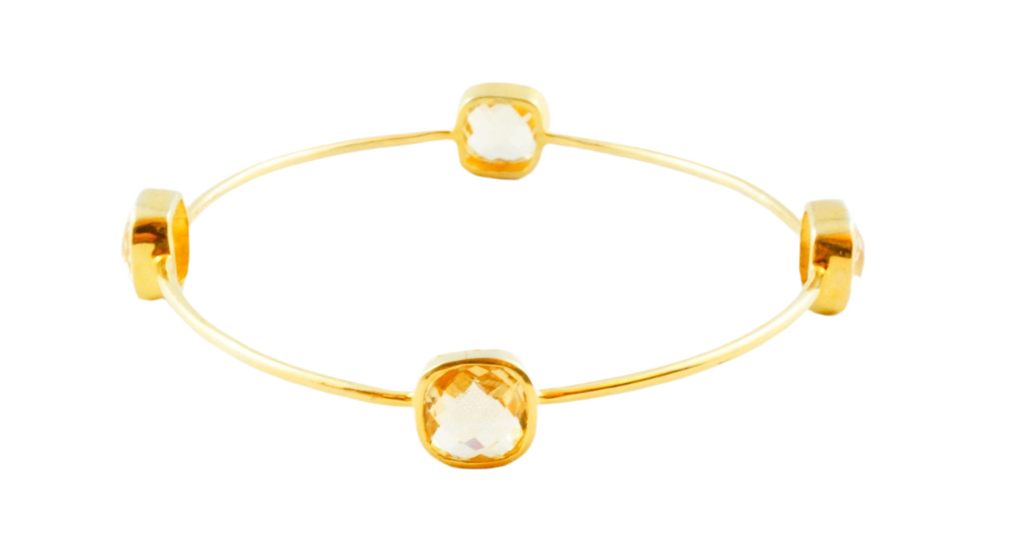Citrine Gem Bangle
