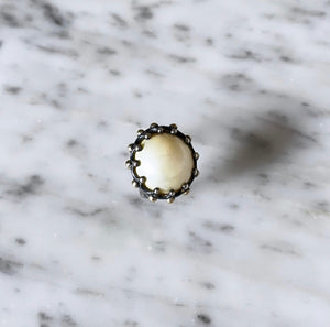 "Mary" Pearl Ring