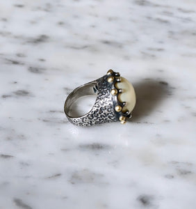"Mary" Pearl Ring