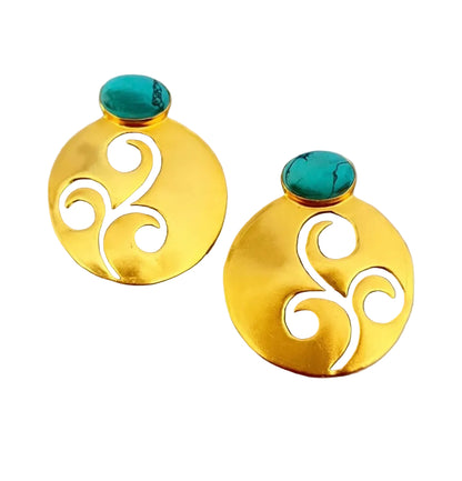 "Debbie" Turquoise Earrings
