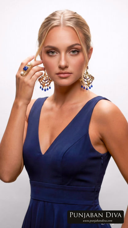 "Kora" Peacock Earrings