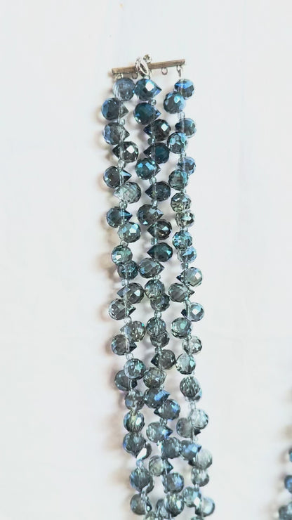 "Bridget" Crystal Beads Necklace