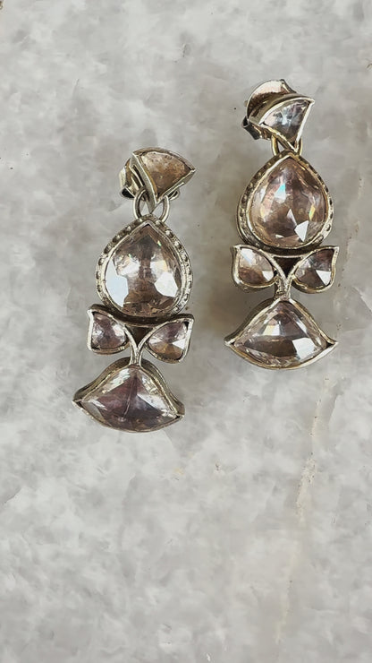 "Rebecca” Silver earrings