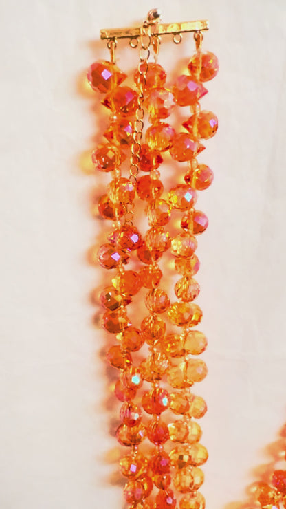 "Shiella" Crystal Beads Necklace