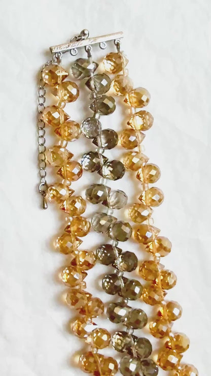 "Paula" Crystal Beads Necklace
