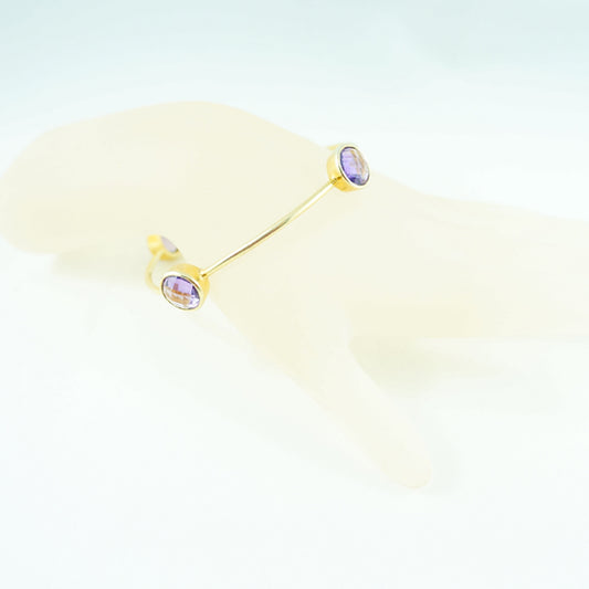 Amethyst Gem Bangle