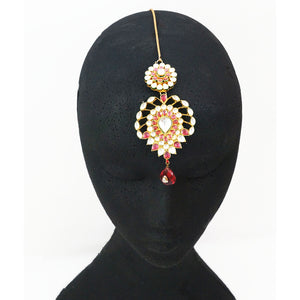 "Anarkali" Kundan Headpiece (Maang Tikka) - (Sample Sale)