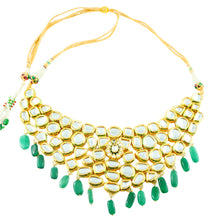 Load image into Gallery viewer, &quot;Azara&quot; Necklace and Earring Set - Green Onyx