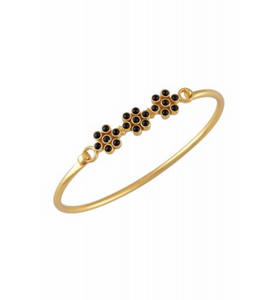 "Chantel" Blank Onyx Bangle