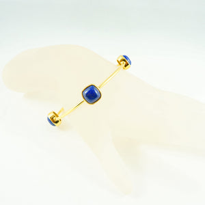 Lapiz Lazuli Gem Bangle