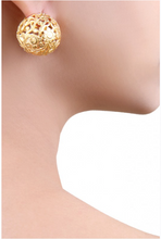 Load image into Gallery viewer, &quot;Lisa&quot; Filigree Ball Earrings