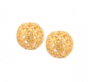 "Lisa" Filigree Ball Earrings