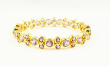 Load image into Gallery viewer, Amethyst Lydia Bangle - Gold