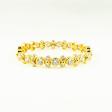Load image into Gallery viewer, Zircon Lydia Bangle - Gold