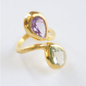 "Miriam Leaves" Cocktail Ring