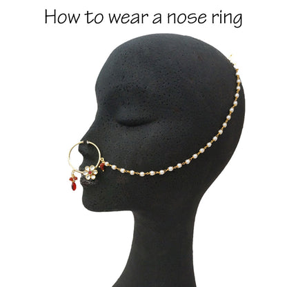 "Meraki" Pearl Nose Ring